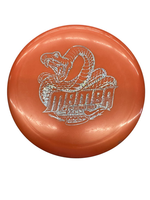 Vist Large View of Product Image Which is Used Innova MAMBA G STAR Disc Golf Driver Orange