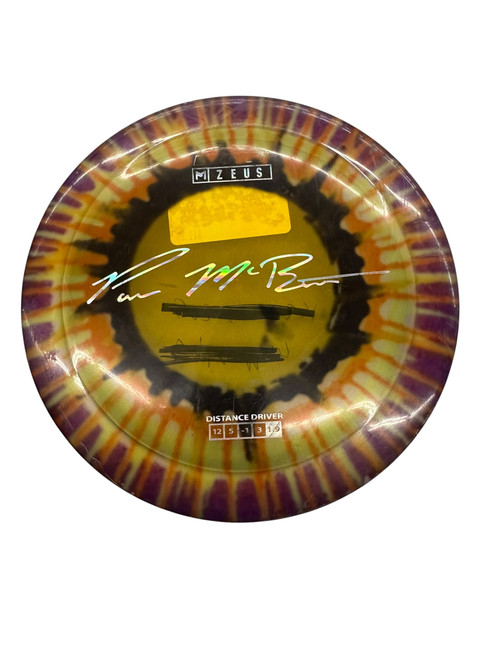 Vist Large View of Product Image Which is Used Discraft Zeus PAUL MCBETH FLY DYE Disc Golf Driver None