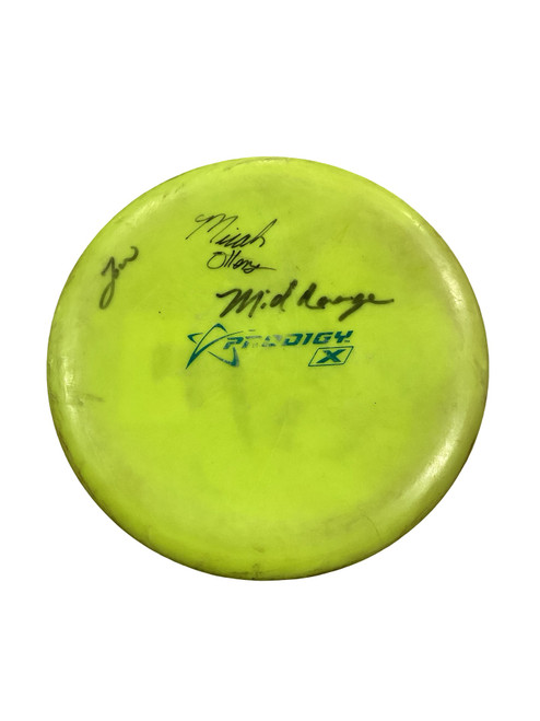 Vist Large View of Product Image Which is Used Prodigy X MID-RANGE Disc Golf Mid Range Yellow