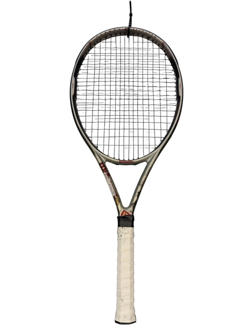 Vist Large View of Product Image Which is Used Wilson HAMMER 4.4 Adult Tennis Racquet Grey 4 5/8"