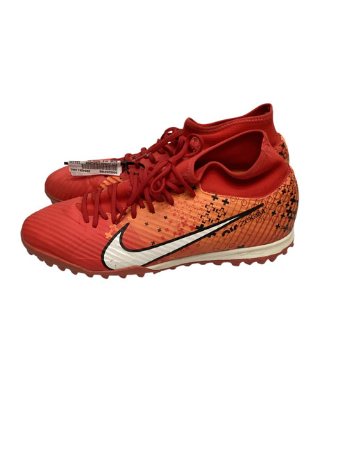 Vist Large View of Product Image Which is Used Nike Soccer Turf Shoes Red Senior 9.5