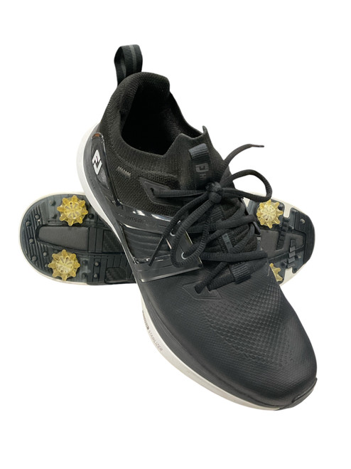 Vist Large View of Product Image Which is Used Foot Joy Mens Golf Shoes Black Senior 9