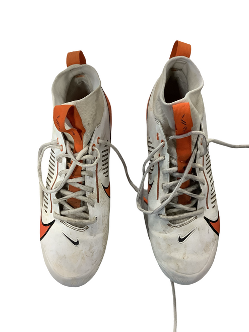 Vist Large View of Product Image Which is Used Nike Adult FB Cleats White Senior 10