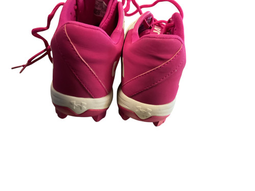 Vist Large View of Product Image Which is Under Armour SOFTBALL CLEATS BB/SB Cleats Pink Junior 04.5