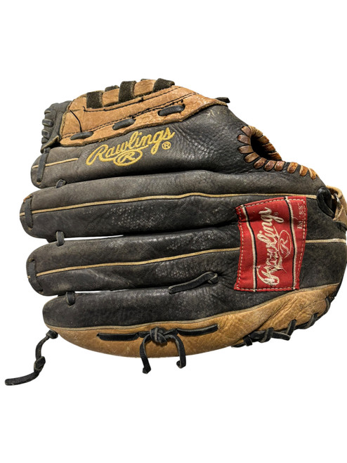 Vist Large View of Product Image Which is Used Rawlings HW12BF BB/SB Glove RH Throw Brown 12"