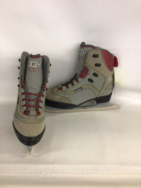 Vist Large View of Product Image Which is Used CCM SP ACRO WomensFigure Skate Grey Senior 9