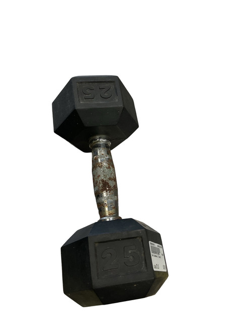 Vist Large View of Product Image Which is Used, Hex Dumbbell, 25 lb