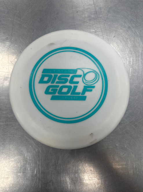Vist Large View of Product Image Which is Used ULTIMATE DRIVER Disc Golf Driver White