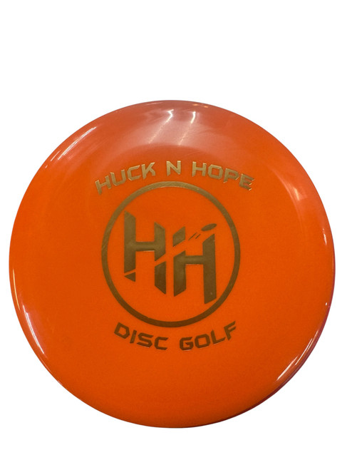 Vist Large View of Product Image Which is Used HUCK N HOPE Disc Golf Driver Orange