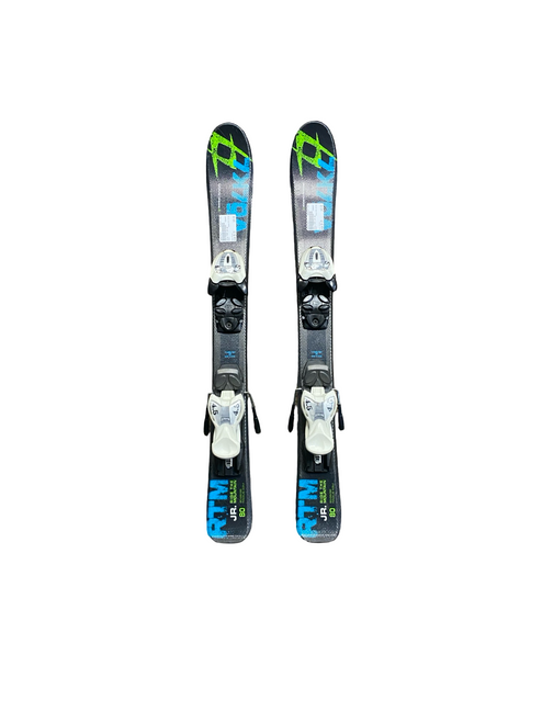 Vist Large View of Product Image Which is Used Volkl RTM JR 80 Boys DH Ski/Binding Black 80 cm