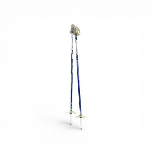 Vist Large View of Product Image Which is Used METRIC Mens DH Ski Pole Navy Blue 115 cm / 46 in