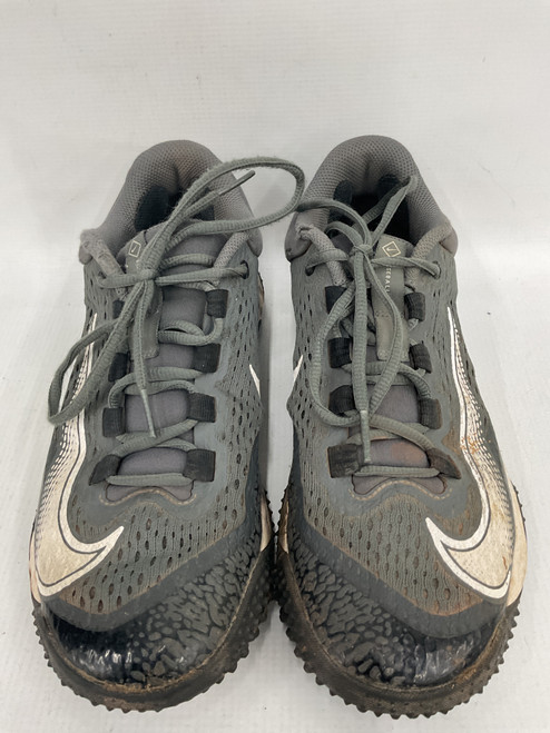 Vist Large View of Product Image Which is Used Nike ALPHA HUARACHE BB/SB Cleats Grey Senior 7