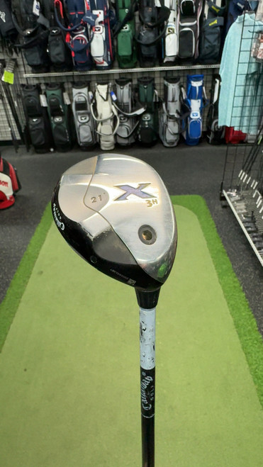 Vist Large View of Product Image Which is Used Callaway X Mens Hybrid Club RH 3 Hybrid