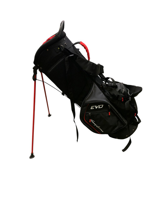 Vist Large View of Product Image Which is Used Tommy Armour EVO Mens Stand Bag Black