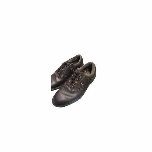 Vist Large View of Product Image Which is Used Foot Joy Mens Golf Shoes Brown Senior 8.5