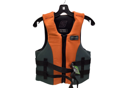 Vist Large View of Product Image Which is Used Stearns Adult PFD Orange MD