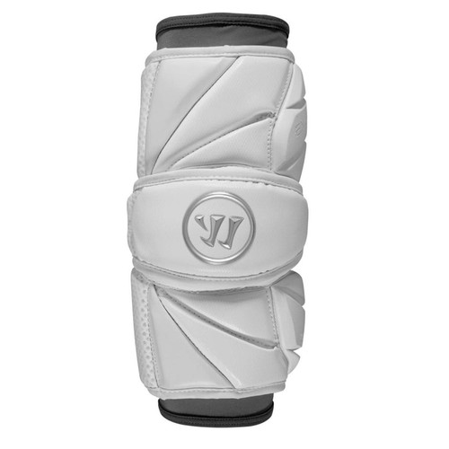Vist Large View of Product Image Which is New Warrior EVO Lacrosse Arm Pads/Guards White LG