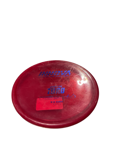 Vist Large View of Product Image Which is Used Innova CHAMPION TORO MIDRANGE Disc Golf Mid Range Red