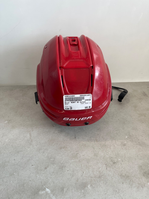 Vist Large View of Product Image Which is Used Bauer REAKT 85 Hockey Helmet Only Red SM