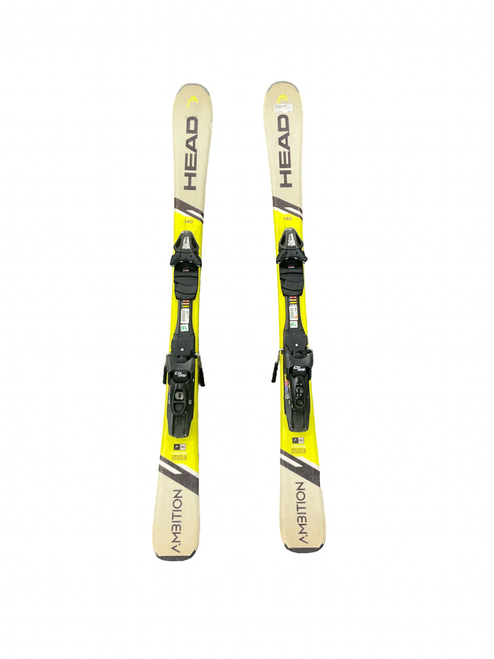 Vist Large View of Product Image Which is Used Head AMBITION Mens Skis Only White And Yellow 140 cm