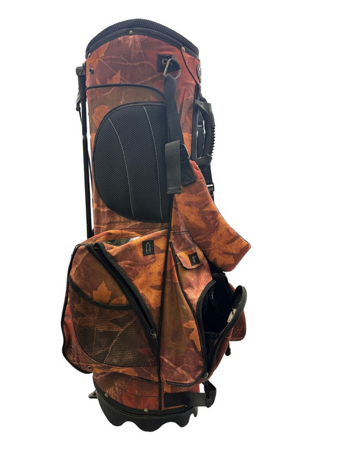 Vist Large View of Product Image Which is Used Pinemeadow SB2 Mens Stand Bag Orange