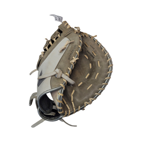 Vist Large View of Product Image Which is Used Easton LC44 LAUREN CHAMBERLAIN 12.5 IN GLOVE BB/SB First Base RH Throw Grey 12 1/2"