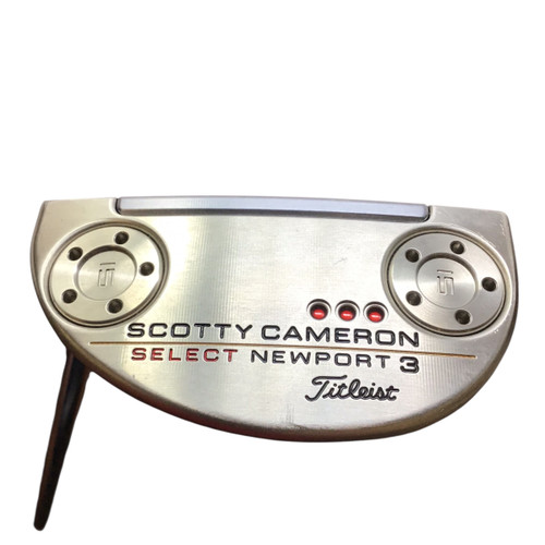 Vist Large View of Product Image Which is Used Titleist SCOTTY CAMERON SELECT NEWPORT 3 Mens Putter Left Handed 34”