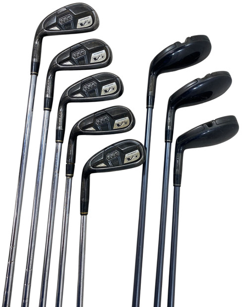 Vist Large View of Product Image Which is Used Adams Golf IDEA TECH V3 Mens Iron Set LH 4I-GW/AW