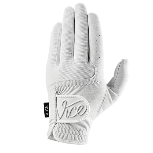 Vist Large View of Product Image Which is New Duro White Golf Glove LH Md
