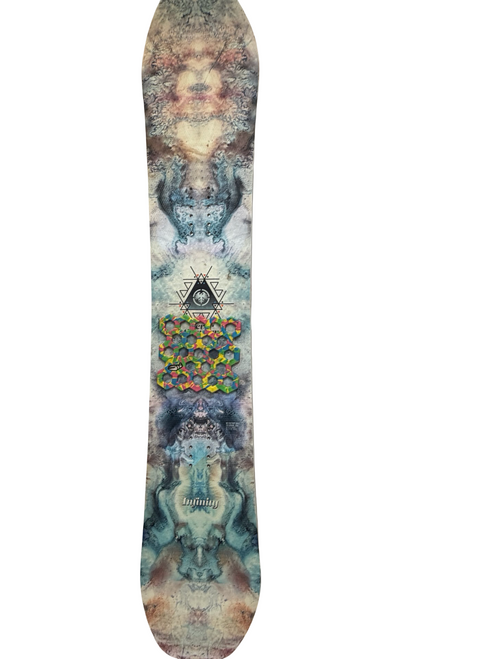 Vist Large View of Product Image Which is Used Never Summer INFINITY Womens Snowboard White 145 cm