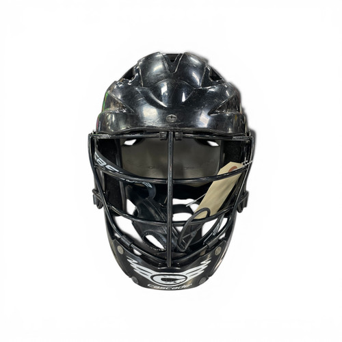 Vist Large View of Product Image Which is Used Cascade BLACK HELMET Lacrosse Helmet Black Fits all