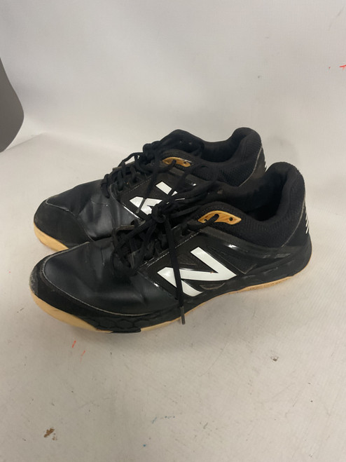 Vist Large View of Product Image Which is Used New Balance TURF SHOES BB/SB Cleats Black Senior 10.5