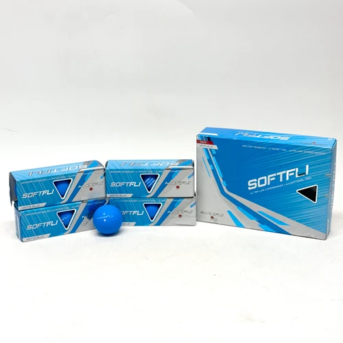 Vist Large View of Product Image Which is Used Maxfli SOFTFLI 12 Pack - Golf Balls Royal Blue