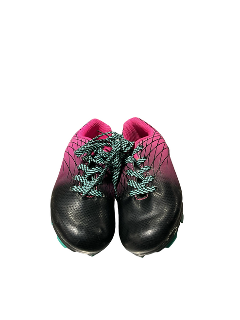Vist Large View of Product Image Which is Used DSG PINK/BLK CLEATS BB/SB Cleats Pink Youth 09.0