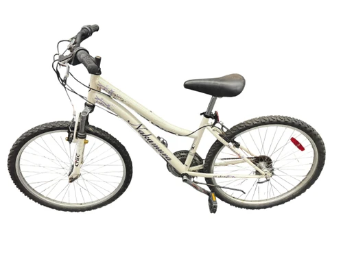 Vist Large View of Product Image Which is Used NAKAMURA INSPIRE Mountain Bike Girls White 26"