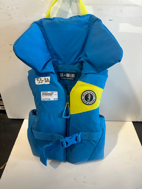 Vist Large View of Product Image Which is Used Youth PFD Royal Blue Youth 50-90