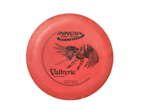 Vist Large View of Product Image Which is Used Innova VALKYRIE Disc Golf Driver Red