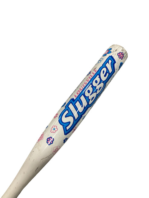 Vist Large View of Product Image Which is Used Louisville Slugger GIRL POWER BB/SB Fastpitch Bat White 29"