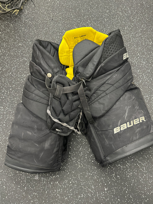Vist Large View of Product Image Which is Used Bauer TOTAL ONE NXG Senior Goalie Pant Black LG