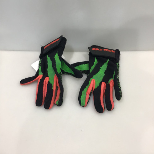 Vist Large View of Product Image Which is Used Rawlings BB/SB Batting Gloves Black XS