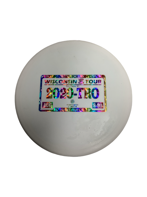 Vist Large View of Product Image Which is Used WISCONSIN TOUR Disc Golf Putter White