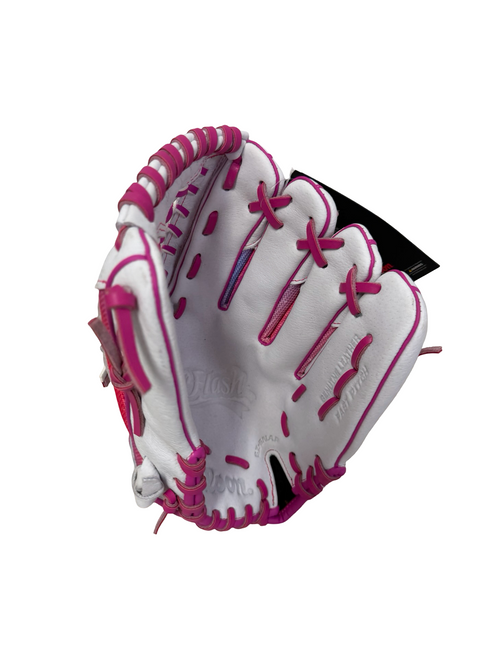 Vist Large View of Product Image Which is New 2026 Wilson FLASH A04RF2612 Fastpitch Softball Glove RH Throw 12"