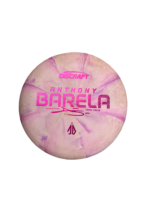 Vist Large View of Product Image Which is Used Discraft ANTHONY BARELA Disc Golf Putter Purple