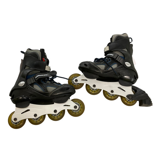 Vist Large View of Product Image Which is Used Sportek Roller Quad Skates Black Senior 6