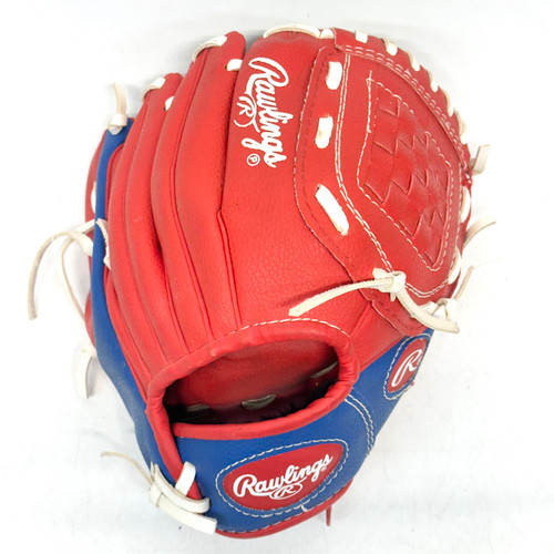 Vist Large View of Product Image Which is Used Rawlings PLAYERS SERIES BB/SB Glove T-ball Red 9"