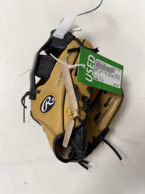 Vist Large View of Product Image Which is Used Rawlings PLAYERS SERIES YTHSSG BB/SB Glove RH Throw Brown 9"