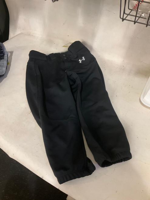 Vist Large View of Product Image Which is Used Under Armour BASEBALL PANTS YM BB/SB Pant Boys Black MD