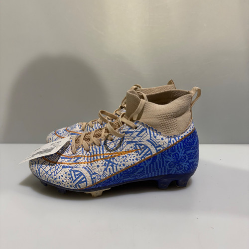 Vist Large View of Product Image Which is Used Soccer Cleats White Junior 04