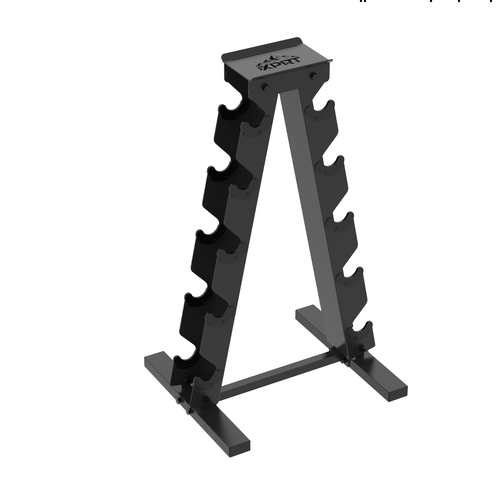 Vist Large View of Product Image Which is New 5-Tier Elite Dumbbell Rack