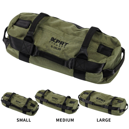 Vist Large View of Product Image Which is New Workout Sand Bag Armygreen Sm(5-25lbs)